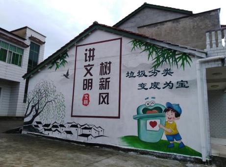 湘潭墙绘是现在流行的墙体广告