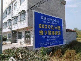 湘潭墙体广告质量分析