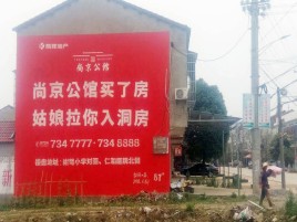 湘潭墙体广告在乡镇、农村市场的媒体优势