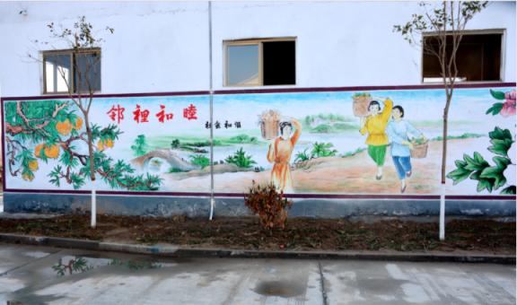 湘潭乡镇文化墙 乡风文明焕发新活力