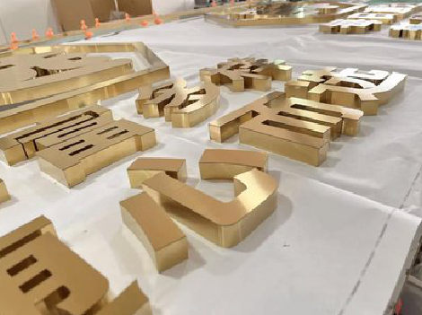 湘潭拉丝不锈钢字的特点。